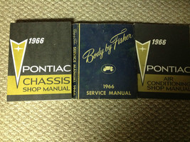 1966 Pontiac Gto Tempest Lemans Bonneville Workshop Repair Service Manual Set... - £173.48 GBP