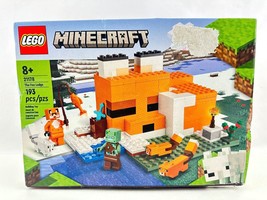 LEGO Minecraft: The Fox Lodge #21178, 2022 New Sealed - Box Worn. - £15.02 GBP