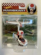 NEW Mattel GVD34 Hot Wheels Mario Kart 1:64 TOAD P-Wing + Plane Glider Diecast - £13.57 GBP