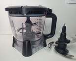Ninja 64oz (8 Cup) Food Processor Bowl 2 Blade Set Locking Lid Combo Dou... - $44.50