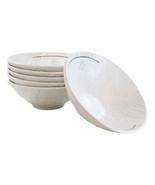 Set Of 6 Modern Yukino Hana Melamine Large Ramen Soup Pasta Salad Bowls ... - $116.24 CAD