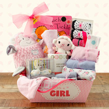 It&#39;s a Girl: Baby Girl Gift Basket - £111.02 GBP