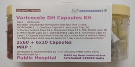 Varicocele DH Herbal Supplement Capsules Kit - £11.01 GBP
