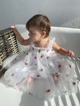 White Tulle Dress Baby , Baby dress, smash cake dress, Princess dress, F... - £27.37 GBP