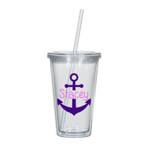 Anchor Name Monogram Tumbler - £11.24 GBP