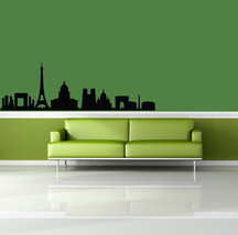 Paris Skyline Vinyl Wall Decal - £12.38 GBP+