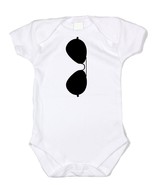 Aviator Glasses Baby One Piece Bodysuit Or Toddler T-shirt Newborn Infan... - £7.71 GBP