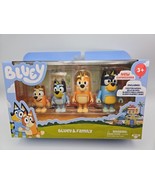 Bluey and Family Figurines 4 Pack EXPRESSIONS Excited Bingo Sleepy Chili... - $19.79