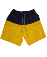 Speedo Men&#39;s Medium Swim Trunks drawstring color block blue yellow short... - $20.47 CAD