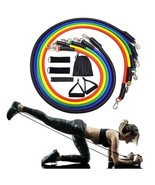 Resistance Bands Set 11pcs 100lbs of Total Weight Resistance - £14.69 GBP
