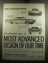 1957 Chrysler Corporation Ad - Note to value-wise buyers - $18.49