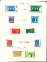 Europa Guernsey Italy Switzerland 1964-67 Very Fine Mint Stamps Hinged On List. - £2.07 GBP