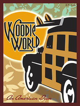 Woodie World Surfing Surf Tropical Surfboard Island Paradise Beach Metal Sign - £12.74 GBP