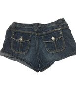 Hydraulic Women&#39;s Juniors Denim Short Shorts Size 5/6 Blue Denim Stretch... - $23.08 CAD