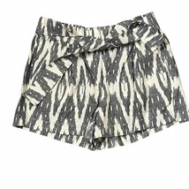 J. Crew Shorts Size 4 Blue White Pattern Linen Cotton Blend Womens 30X3 - $14.55