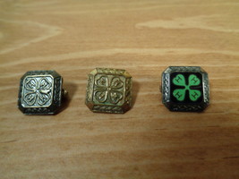 Set of 3 vintage leaf pins - $36.00