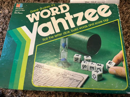 Vintage Word Yahtzee Game 1982 Milton Bradley  - $15.83