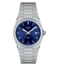 Orologio da uomo Tissot PRX blu T137.410.11.041.00 nuovo di zecca - £188.57 GBP