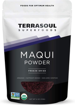 Terrasoul Superfoods Organic Maqui Berry Powder, 4 Oz - £17.26 GBP