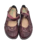 Naot Rongo Mary Jane Slingback Leather Shoes Size 41 US 10 Brown - $54.40