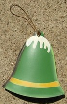 OR521G - Green Bell Metal Christmas Ornament  - £1.79 GBP