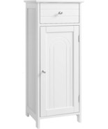 Vasagle Bathroom Floor Cabinet Wooden Storage Organizer Unit With Drawer... - £94.77 GBP