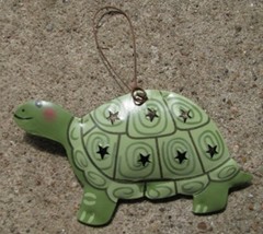 or356 Turtle Metal Christmas Ornament  - £1.55 GBP