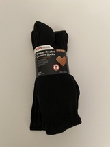 3 Pairs Black Copper Treated Comfort Socks Unisex Size L/XL - $10.99