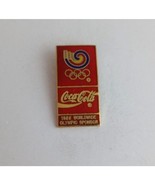 Vintage Coca-Cola 1988 Worldwide Olympic Sponsor Olympic Lapel Hat Pin - €10,55 EUR