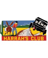 Harrah&#39;s Club Reno Laser Cut  Metal Signs - $1,287.82 MXN