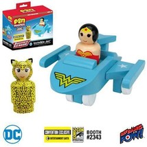 Wonder Woman Invisible Jet with Cheetah Pin Mates Figure Set Justice League - £5.93 GBP