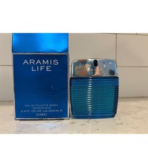 Aramis Life Cologne 3.4 Oz 100 Ml Eau De Toilette for Men RARE 80% Full - £67.24 GBP