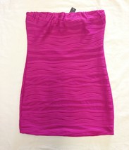 Heart Soul Pink Adult Large Strapless Textured Tube Dress - $14.99