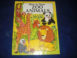 How to Draw Zoo Animals by Jocelyn Schreiber 1996 - £4.72 GBP