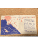 Vintage Santa Catalina Island Boat Ticket Envelope 1950&#39;s *Pre Owned w/N... - €8,61 EUR
