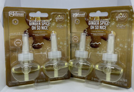 2 - Glade Plugins Ginger Spice Oh So Nice Oil Refill 2 Pack Air Freshener New - $29.68