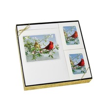 Cardinal Theme Stationery Box Set &amp; 200 Cubic Inch Funeral Cremation Urn - £231.80 GBP