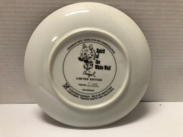 Franklin Mint Spirit Of The White Wolf Indian Vintage Porcelain Plate - £7.82 GBP