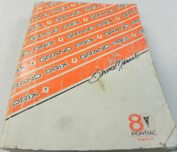 1988 Pontiac Grand Prix Usine Service Atelier Réparation Manuel OEM S-8810-W - £7.04 GBP