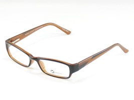 New Modern Eyeglasses Frame Concert Plastic Brown Caramel 53-18-135 - $27.97