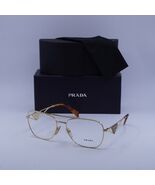 Prada PRB50V 5AK1O1 Gold 59mm Eyeglasses New Authentic - $424.12 CAD