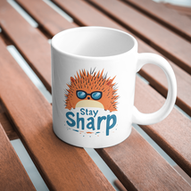 Stay Sharp Mug by Dancing Littles Jungle - $16.99