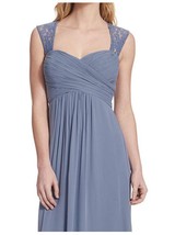 NEW Samantha Paige Sweetheart Neckline Lace Shoulder Strap Pleated A-Line Size 2 - £51.36 GBP