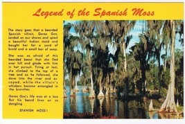 Nature Postcard Legend Of The Spanish Moss - £2.36 GBP