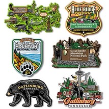 Great Smoky Mountains Set of 6 Magnets by Classic Magnets, Collectible Souvenirs - $25.91