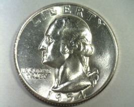 1954-S Washington Quarter Choice Uncirculated / Gem+ Ch Unc / Gem+ Nice Original - £16.59 GBP