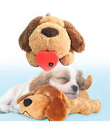 Pet Puppy Heartbeat Plush Doll Toy Sleep Snuggle Calming Training Anxiet... - $35.54 CAD