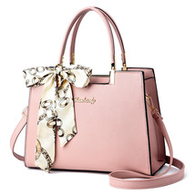   Fashion Litchi Silk Scarf Handbag Large Capacity Shoulder Messenger Bag - £33.97 GBP