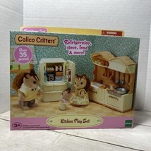 Calico Critters Kitchen Play Furniture Set Over 35 Pieces New - £20.23 GBP
