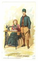 Singer Sewing Machine Co Victorian advertising post card Netherlands vintage  - £11.19 GBP